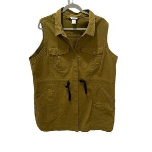 Duluth Trading Co Womens Utility Vest XXL Cotton Blend Rootstock Gardening
